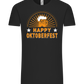 Happy Oktoberfest Design - Comfort Unisex T-Shirt_DEEP BLACK_front