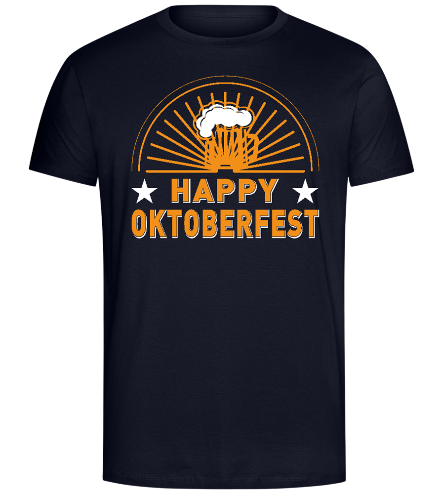 Happy Oktoberfest Design - Comfort Unisex T-Shirt_FRENCH NAVY_front