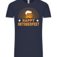 Happy Oktoberfest Design - Comfort Unisex T-Shirt_FRENCH NAVY_front