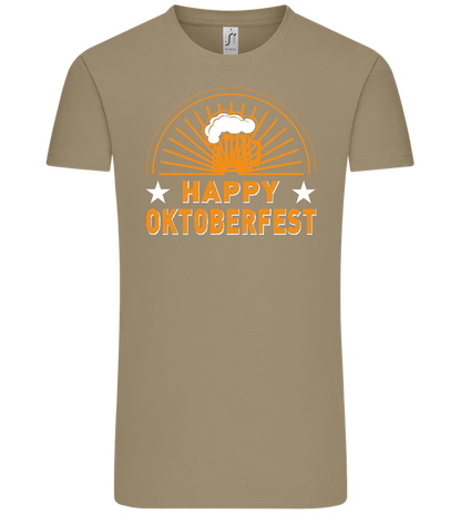 Happy Oktoberfest Design - Comfort Unisex T-Shirt_KHAKI_front