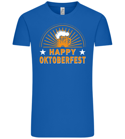 Happy Oktoberfest Design - Comfort Unisex T-Shirt_ROYAL_front