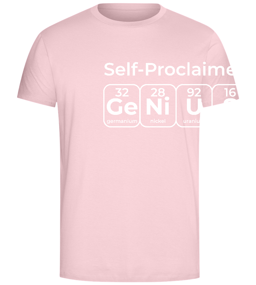 Periodic Table Genius Design - Comfort Unisex T-Shirt_CANDY PINK_front