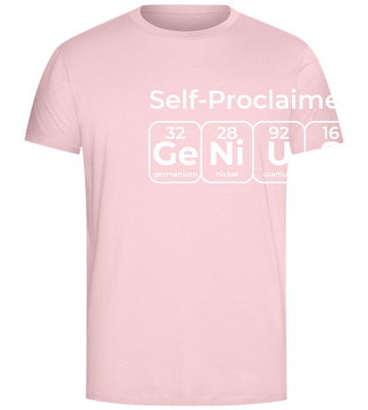 Periodic Table Genius Design - Comfort Unisex T-Shirt_CANDY PINK_front