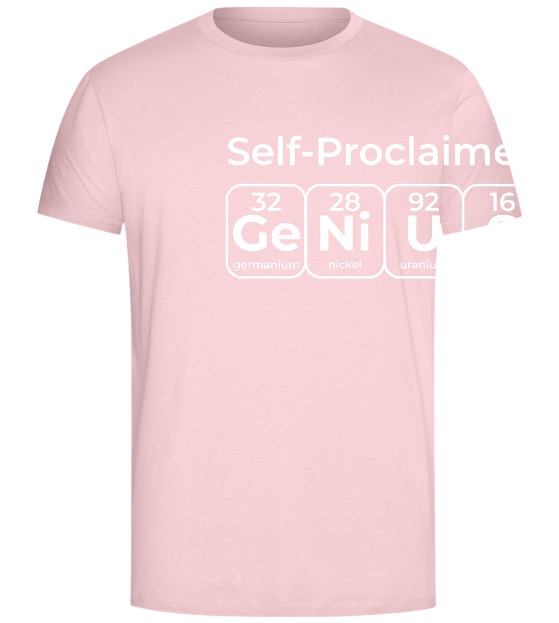 Periodic Table Genius Design - Comfort Unisex T-Shirt_CANDY PINK_front