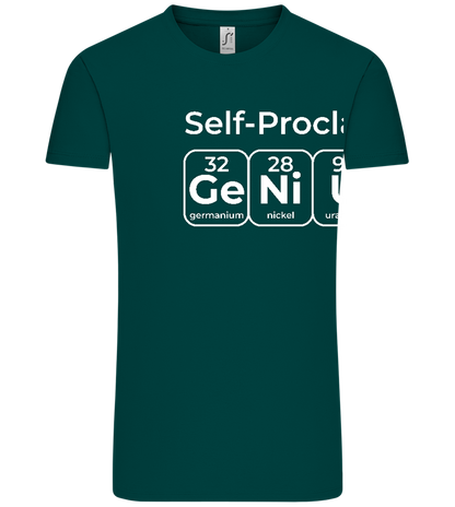 Periodic Table Genius Design - Comfort Unisex T-Shirt_GREEN EMPIRE_front