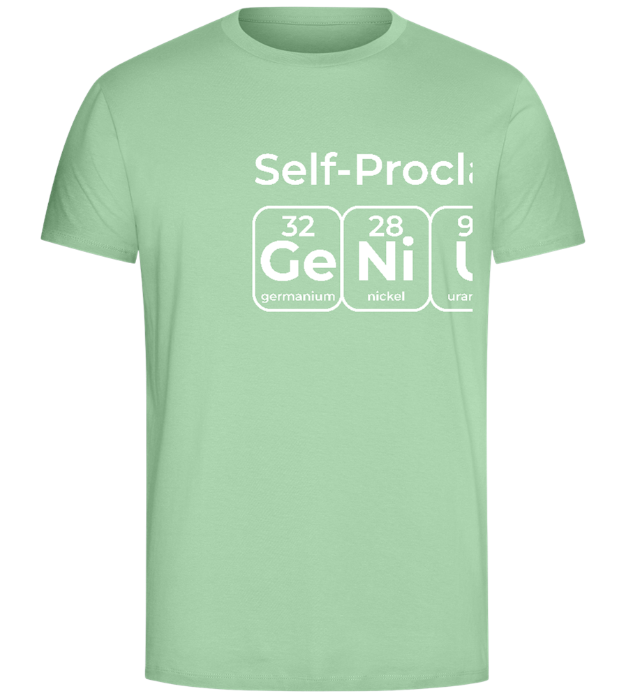 Periodic Table Genius Design - Comfort Unisex T-Shirt_ICE GREEN_front