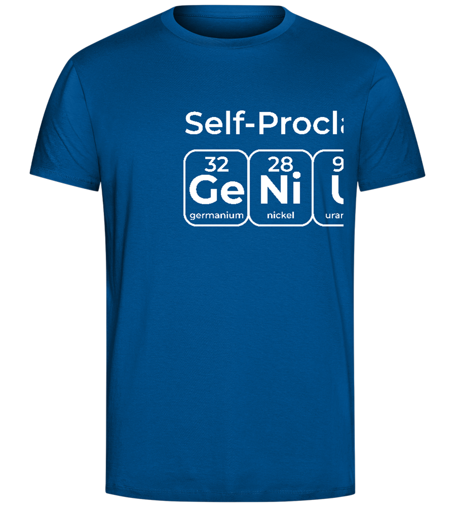 Periodic Table Genius Design - Comfort Unisex T-Shirt_ROYAL_front