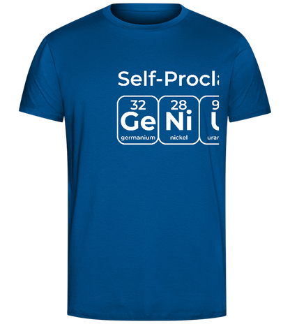 Periodic Table Genius Design - Comfort Unisex T-Shirt_ROYAL_front