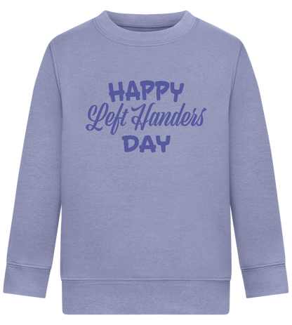 Happy Left Handers Day Design - Comfort Kids Sweater_BLUE_front