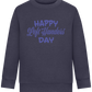 Happy Left Handers Day Design - Comfort Kids Sweater_FRENCH NAVY_front