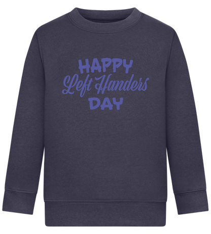 Happy Left Handers Day Design - Comfort Kids Sweater_FRENCH NAVY_front