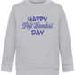 Happy Left Handers Day Design - Comfort Kids Sweater_ORION GREY II_front