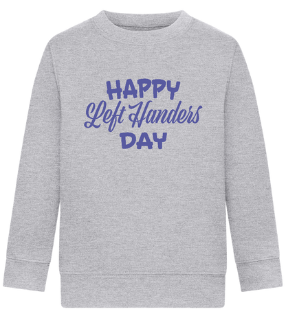 Happy Left Handers Day Design - Comfort Kids Sweater_ORION GREY II_front