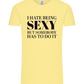I Hate Being Sexy Design - Comfort Unisex T-Shirt_AMARELO CLARO_front