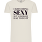 I Hate Being Sexy Design - Comfort Unisex T-Shirt_ECRU_front