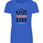 The Best Mom Ever Design - Basic women's fitted t-shirt_ROYAL_front