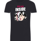 Dead Inside Skull Design - Basic Unisex T-Shirt_FRENCH NAVY_front
