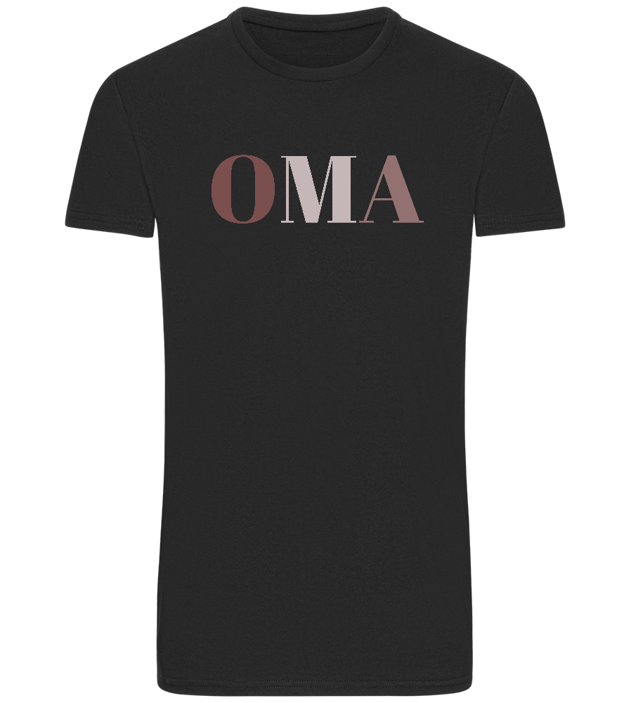 OMA Design - Basic Unisex T-Shirt_DEEP BLACK_front