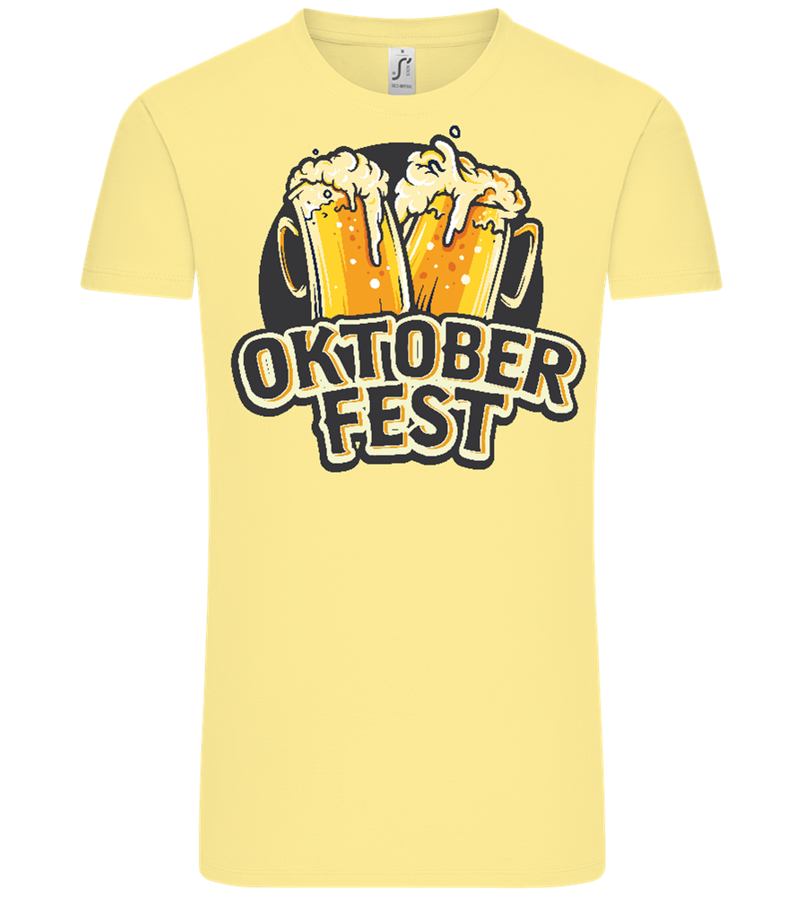 Oktoberfest Beers Design - Comfort Unisex T-Shirt_AMARELO CLARO_front