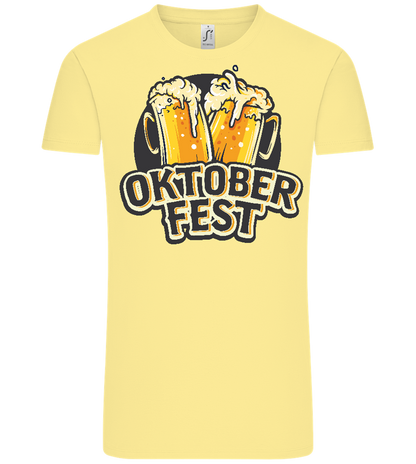 Oktoberfest Beers Design - Comfort Unisex T-Shirt_AMARELO CLARO_front