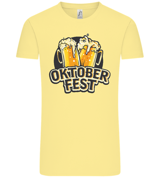 Oktoberfest Beers Design - Comfort Unisex T-Shirt_AMARELO CLARO_front