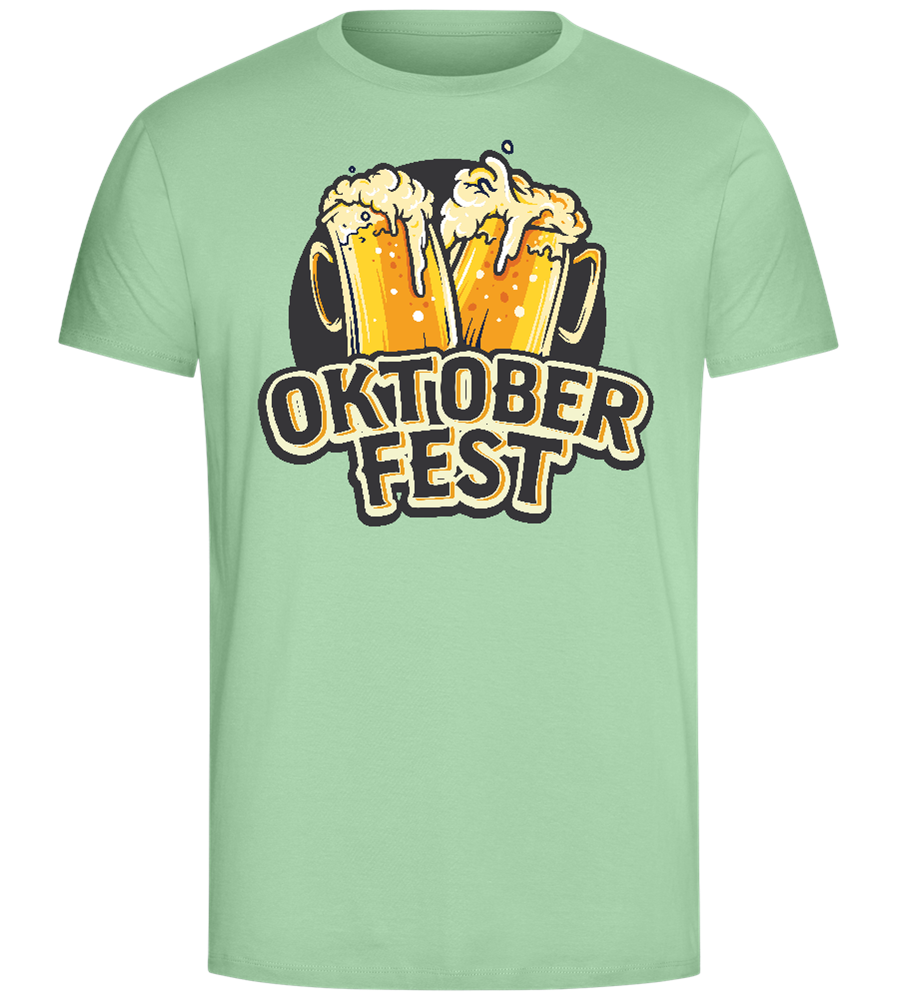 Oktoberfest Beers Design - Comfort Unisex T-Shirt_ICE GREEN_front