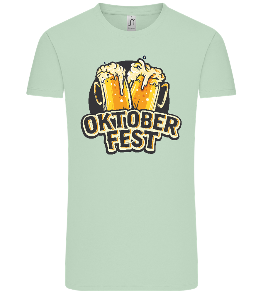 Oktoberfest Beers Design - Comfort Unisex T-Shirt_ICE GREEN_front