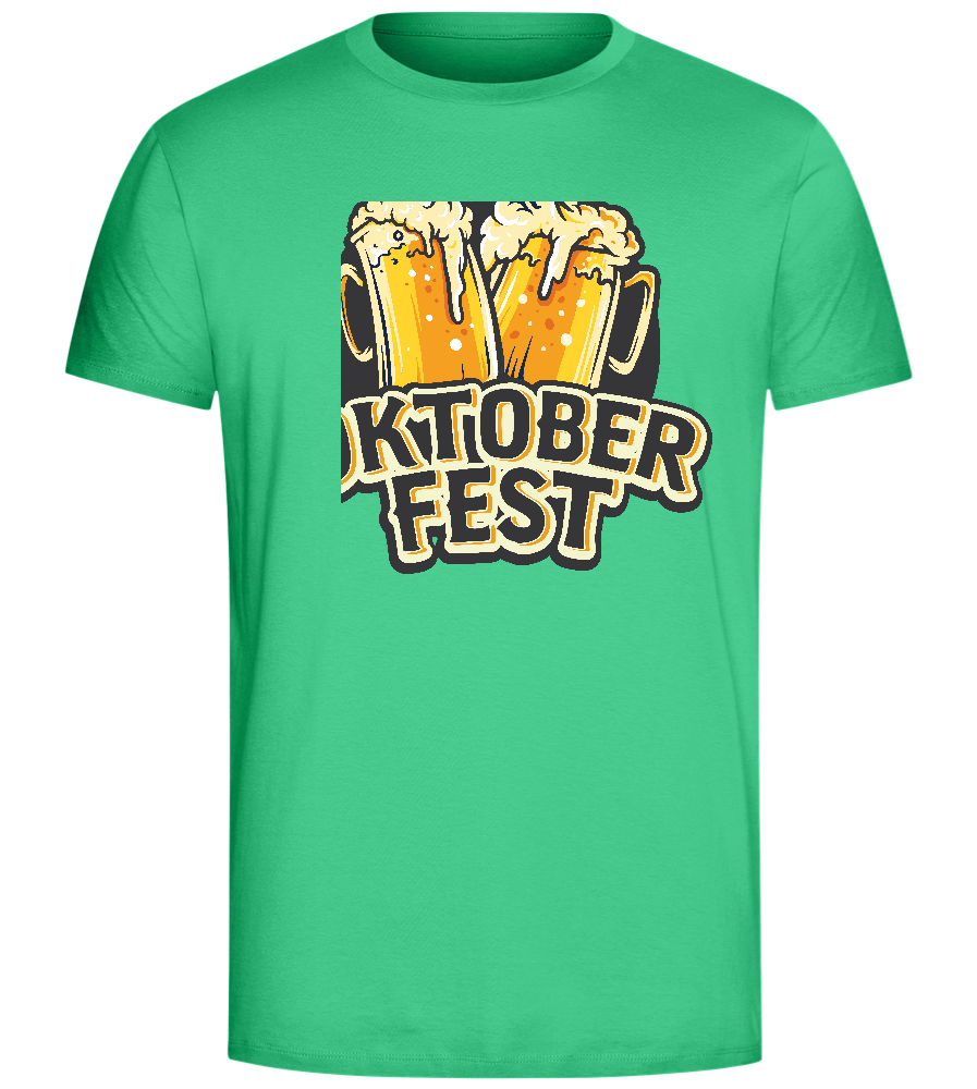 Oktoberfest Beers Design - Comfort Unisex T-Shirt_SPRING GREEN_front