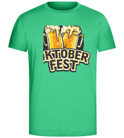 Oktoberfest Beers Design - Comfort Unisex T-Shirt_SPRING GREEN_front