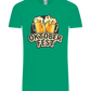 Oktoberfest Beers Design - Comfort Unisex T-Shirt_SPRING GREEN_front