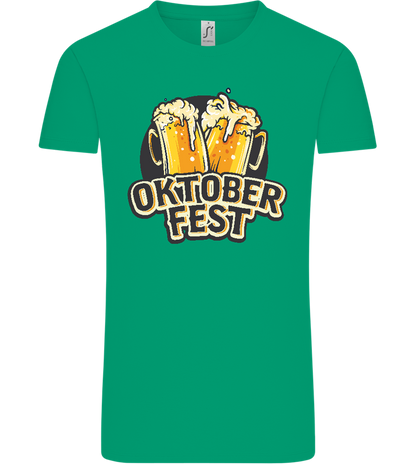 Oktoberfest Beers Design - Comfort Unisex T-Shirt_SPRING GREEN_front