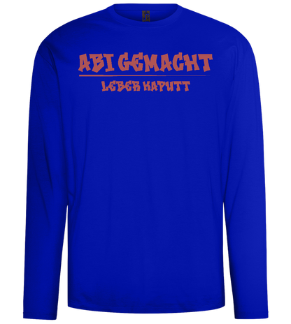 Abi Gemacht Leber Kaputt Design - Comfort men's long sleeve t-shirt_OVERSEAS_front