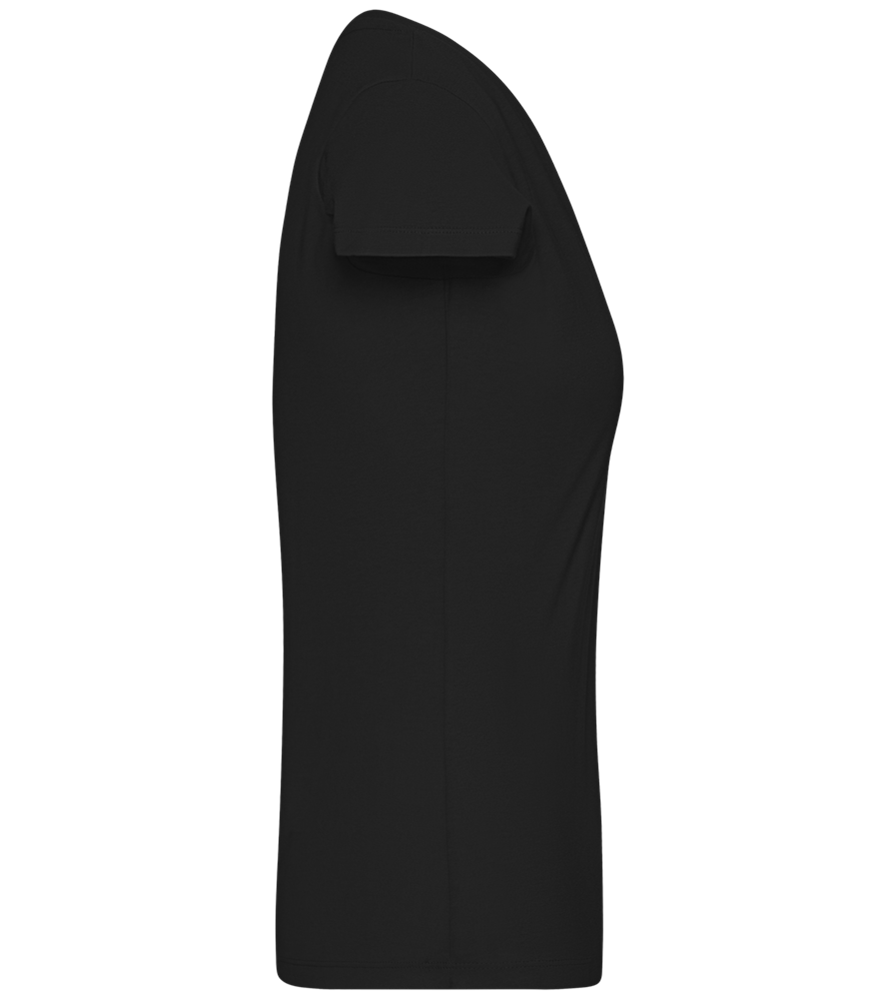 Fijne Koningsdag Design - Basic women's v-neck t-shirt_DEEP BLACK_right