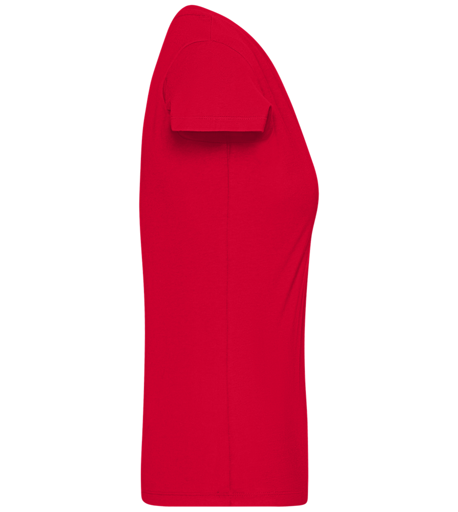 Fijne Koningsdag Design - Basic women's v-neck t-shirt_RED_right