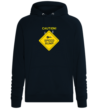 Speed Bump Design - Comfort unisex hoodie_BLACK_front