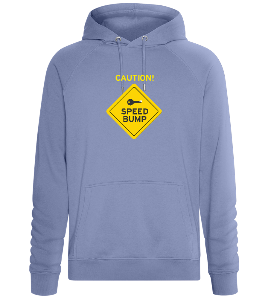 Speed Bump Design - Comfort unisex hoodie_BLUE_front