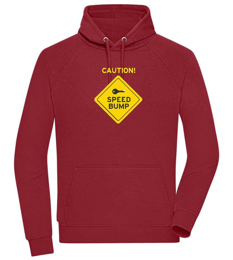 Speed Bump Design - Comfort unisex hoodie_BORDEAUX_front