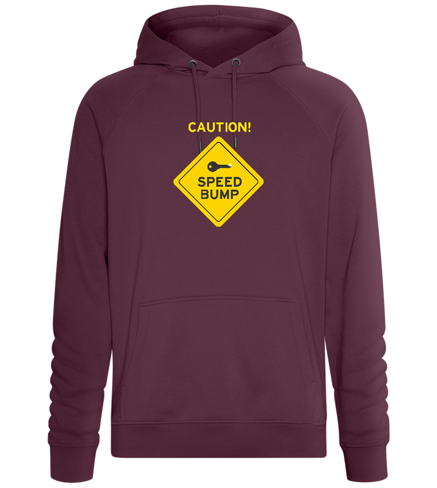 Speed Bump Design - Comfort unisex hoodie_BORDEAUX_front