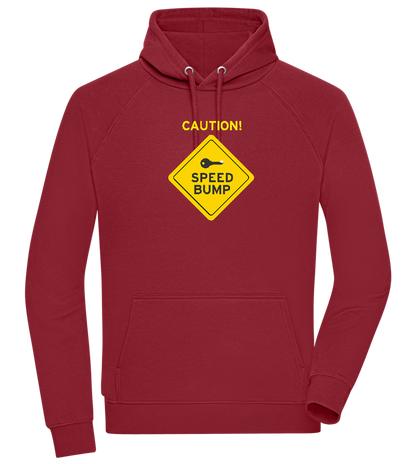 Speed Bump Design - Comfort unisex hoodie_BORDEAUX_front