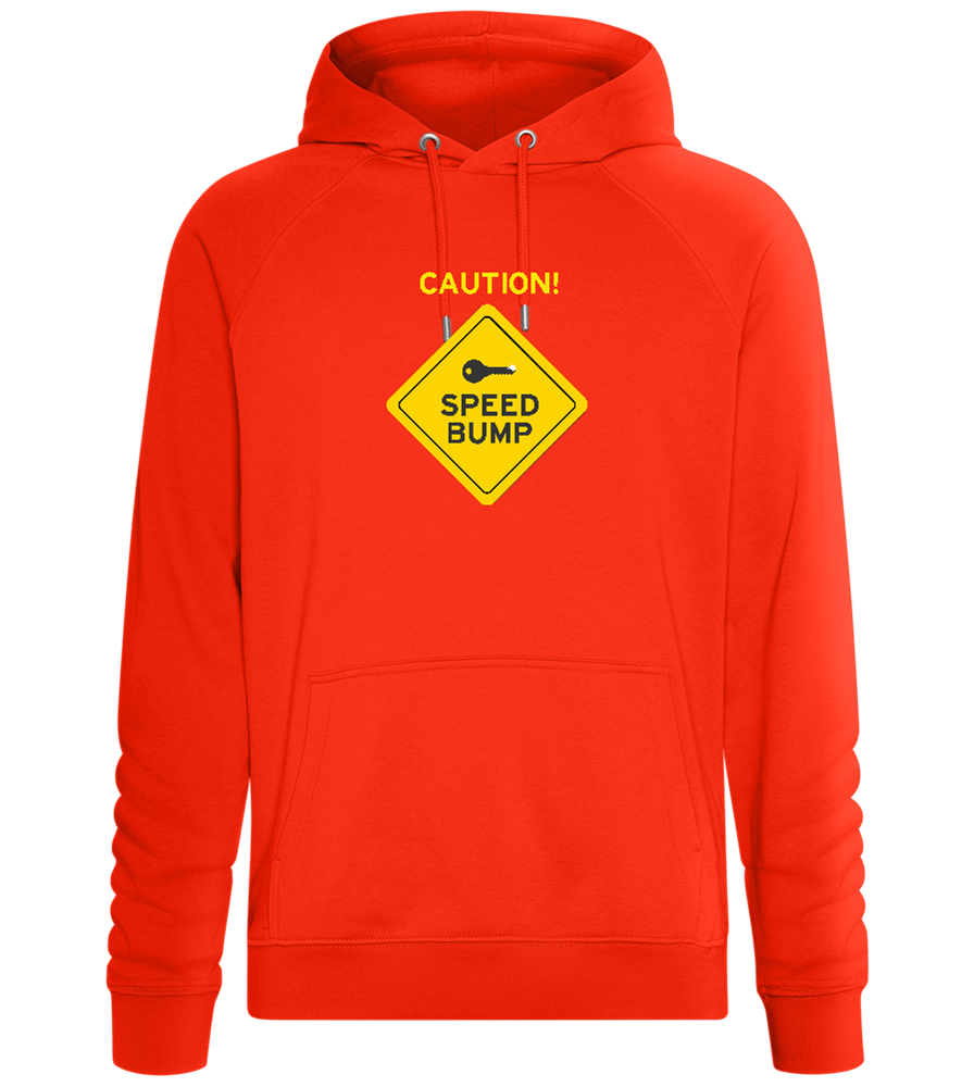 Speed Bump Design - Comfort unisex hoodie_BURNT ORANGE_front