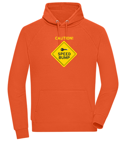 Speed Bump Design - Comfort unisex hoodie_BURNT ORANGE_front