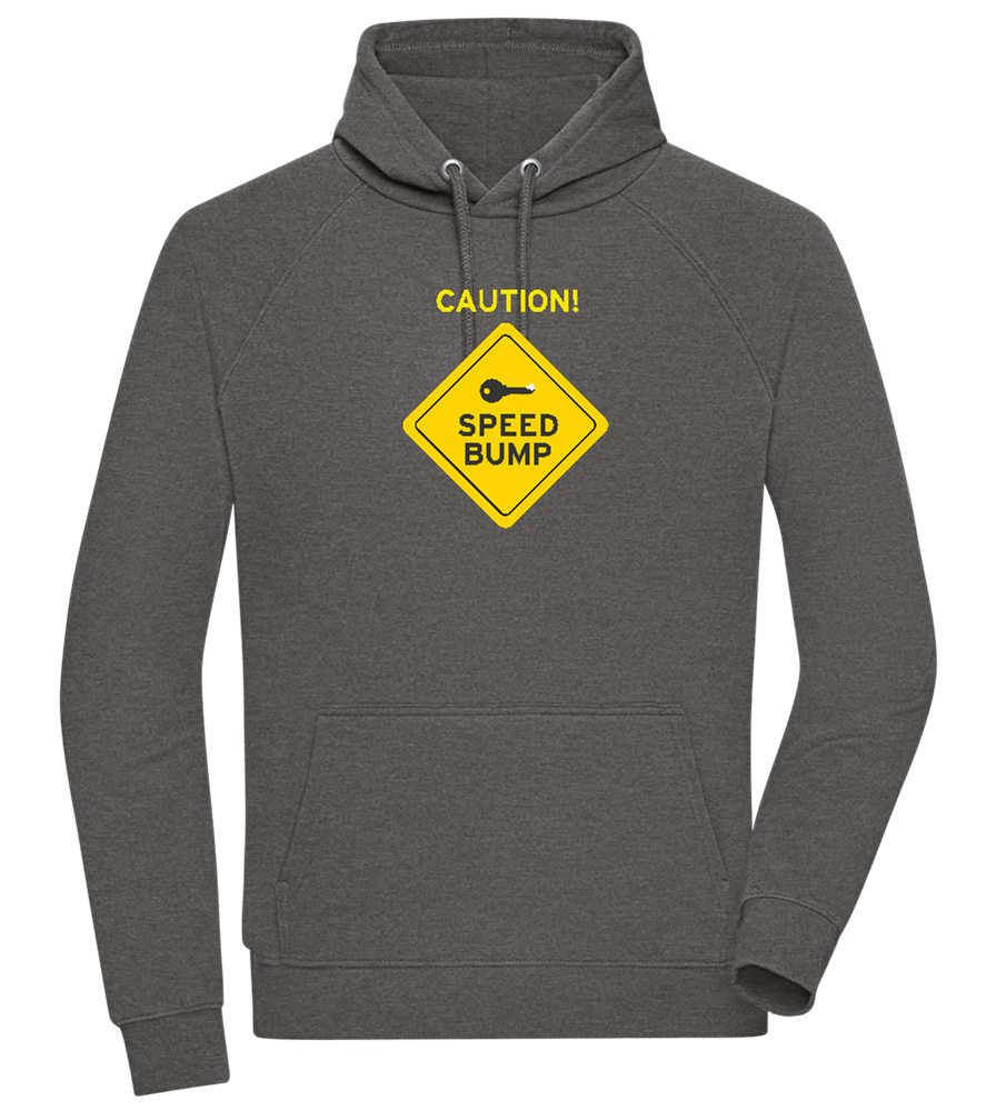 Speed Bump Design - Comfort unisex hoodie_CHARCOAL CHIN_front