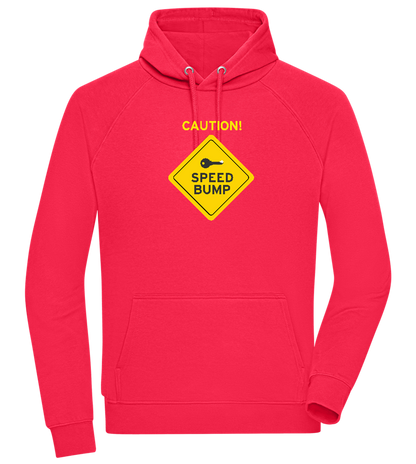 Speed Bump Design - Comfort unisex hoodie_RED_front