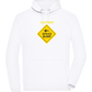 Speed Bump Design - Comfort unisex hoodie_WHITE_front