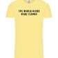 The World Needs More Techno Design - Comfort Unisex T-Shirt_AMARELO CLARO_front