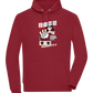 Lonely Hearts Design - Comfort unisex hoodie_BORDEAUX_front