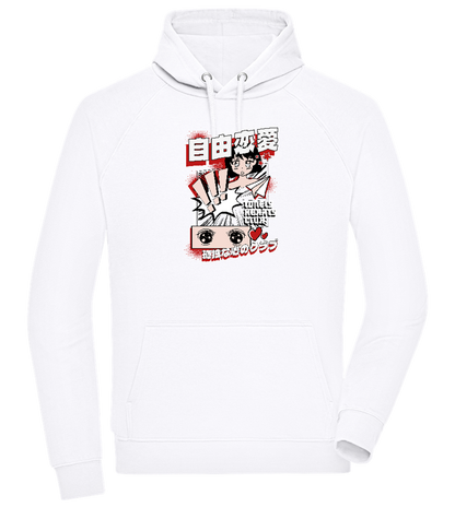 Lonely Hearts Design - Comfort unisex hoodie_WHITE_front