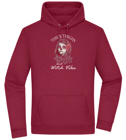 Thick Thighs Design - Premium Essential Unisex Hoodie_BORDEAUX_front