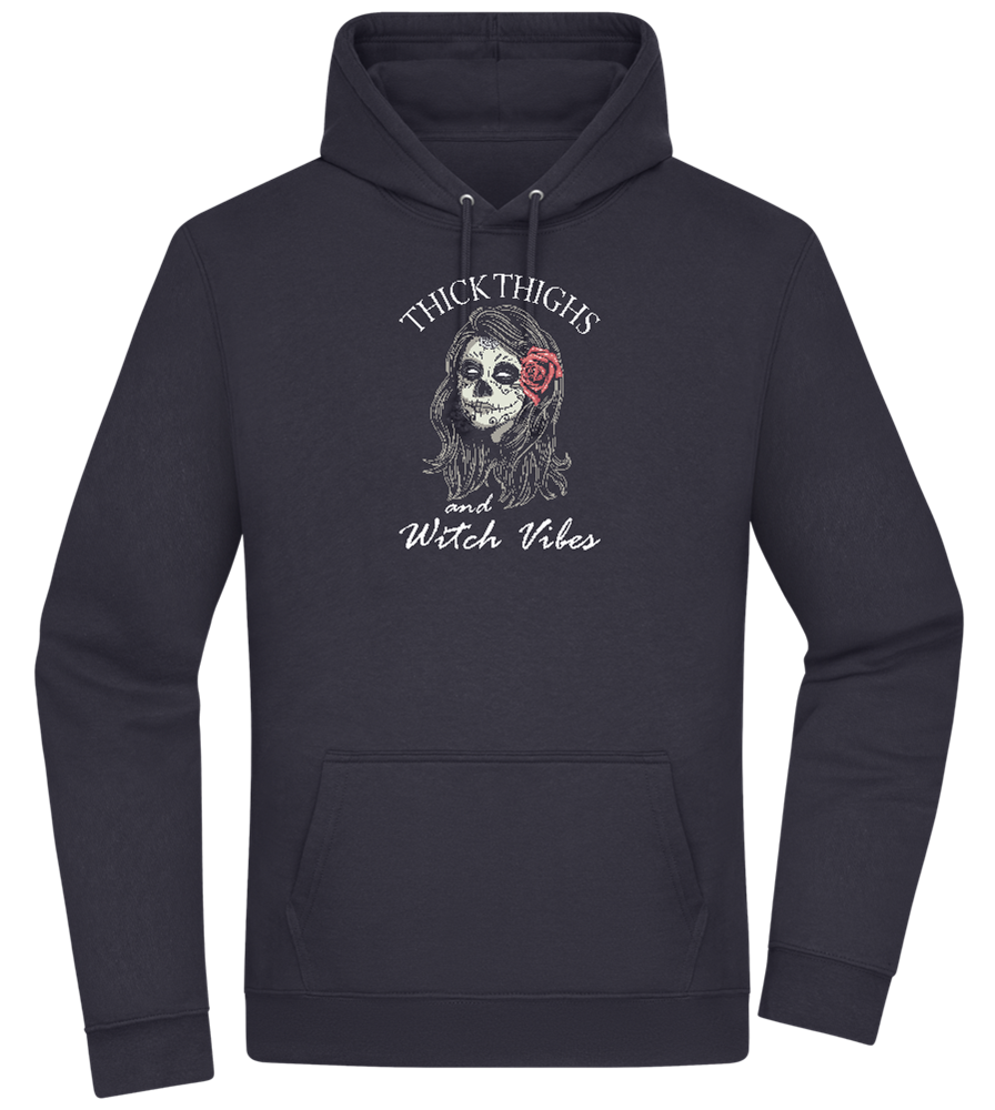 Thick Thighs Design - Premium Essential Unisex Hoodie_FRENCH NAVY_front