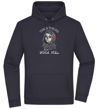 Thick Thighs Design - Premium Essential Unisex Hoodie_FRENCH NAVY_front